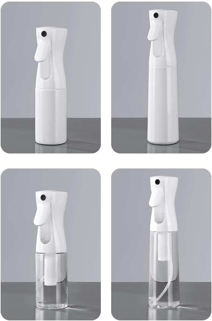 Continuous Mist Spray Bottle, 300ml/10.1oz (Clear, 10.1OZ/300ml)