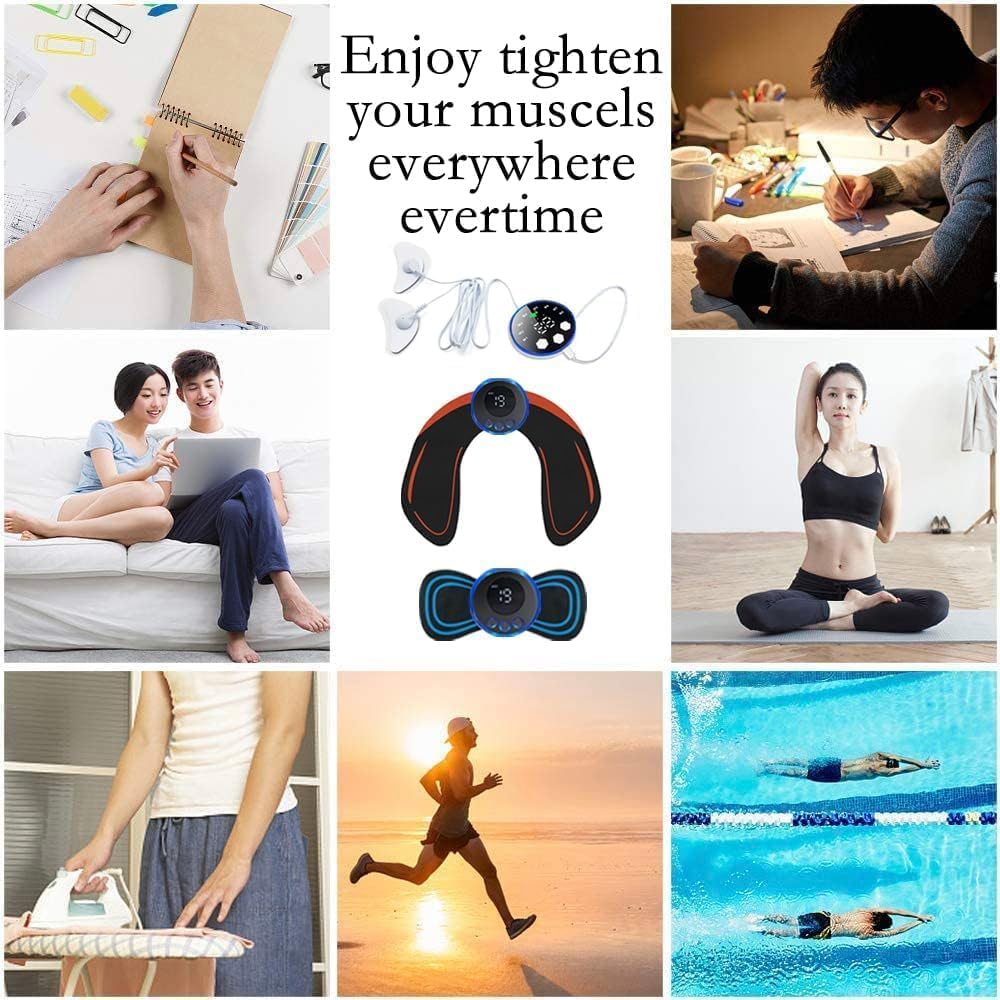 2 Face/Face Evolution, Stimulator, Transcutaneous Electrical, Aesthetic PurposesS, EMS Buttocks Toner, Face Muscle Stimulator, Neck Massager Home Workout Equipment