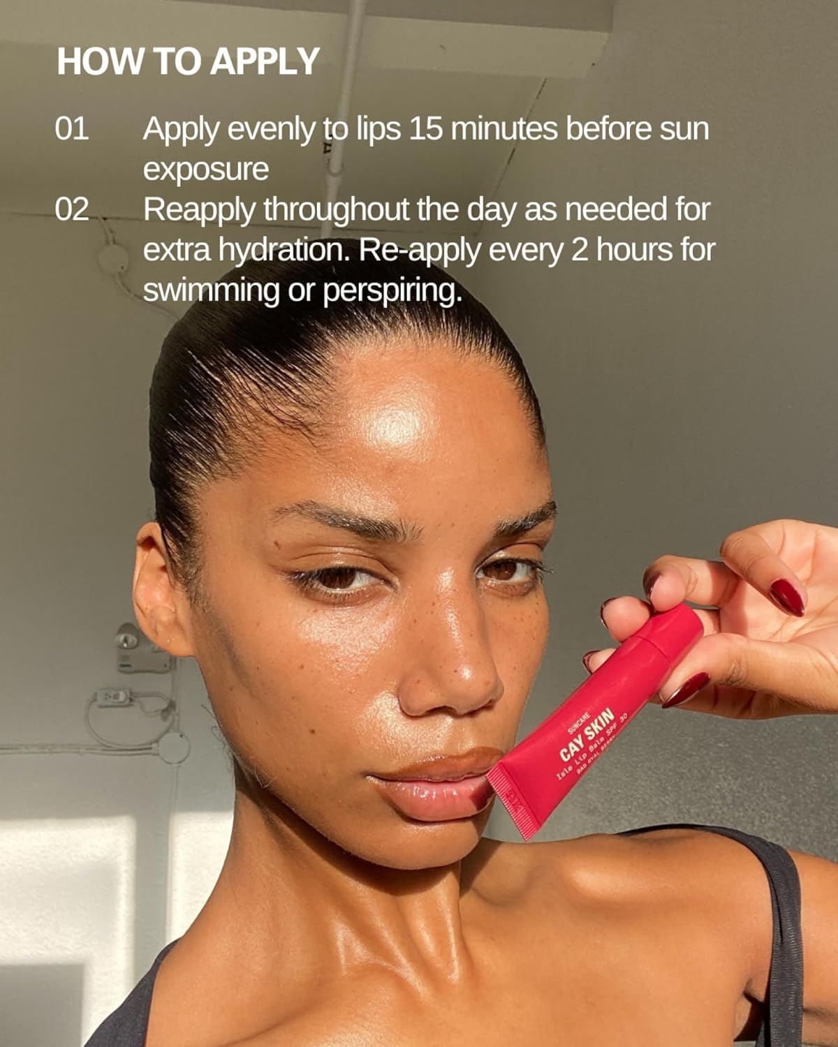 Cay Skin Isle Lip Balm SPF 30 – High Shine, Hydrating + Sheer Lip Gloss in Vanilla Brown Sugar Flavor – Formulated with Natural Ingredients for All Skin Tones – Clear, 0.35 oz