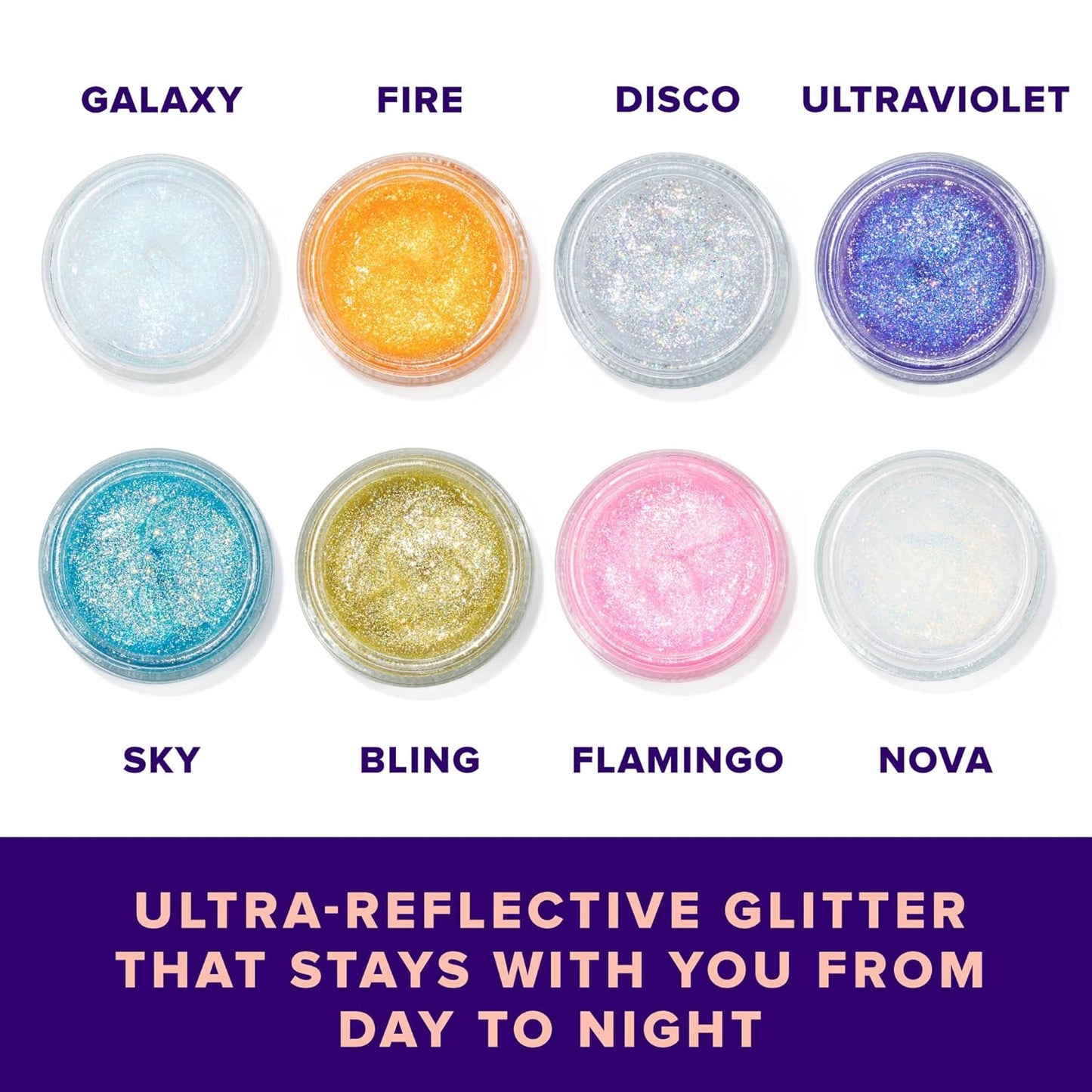 UNICORN SNOT Holographic Face Glitter & Body Glitter Gel: Glitter Makeup, Hair Glitter, Festival Rave and Anime Cosplay, Halloween Costume Makeup - Vegan & Cruelty Free, 1.7 oz Gold Glitter (Bling)