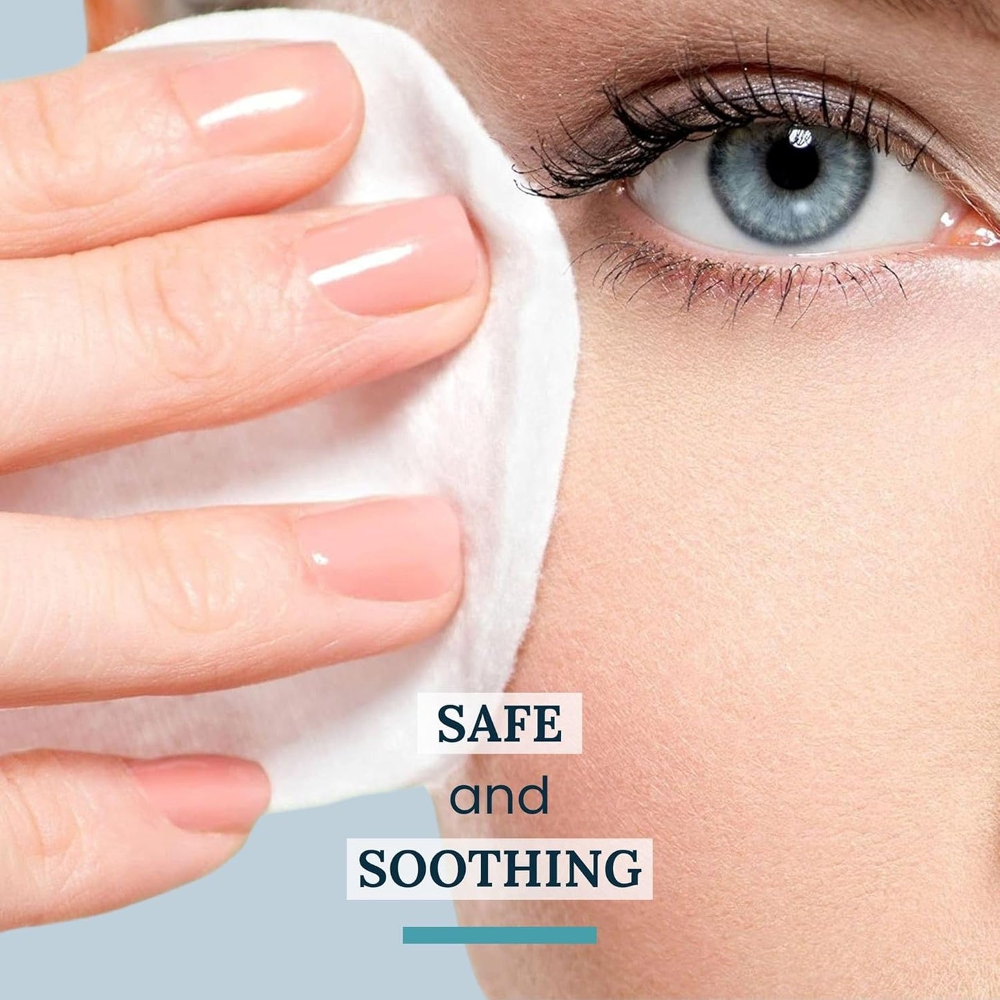 NOVEHA 180PCs Tea Tree Oil Eyelid & Lash Wipes With Hyaluronic Acid, Green Tea & Chamomile For Blepharitis & Itchy Eyes, Individually Wrapped Eyelash Wipes Natural Makeup Remover & Daily Cleanser