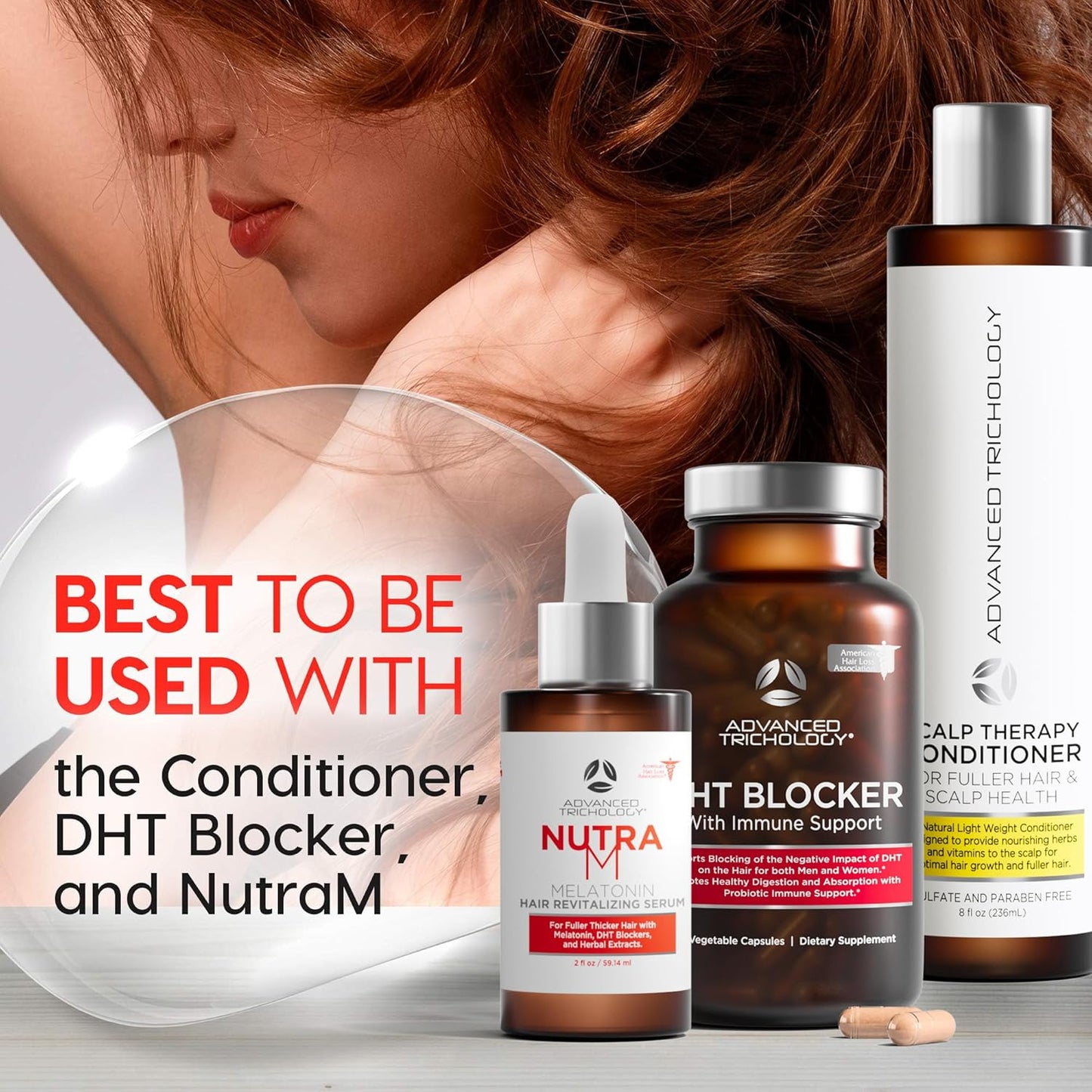 HairStem DHT Blocker Hair Growth Shampoo Products with Biotin, Saw Palmetto - Clinically Developed - Hair Loss Products Treatments- 10oz