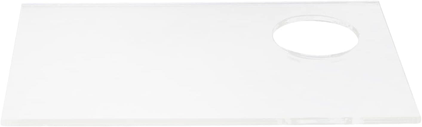 5 PCS Makeup Palette Without Spatula,2.76x4.33 Inch Acrylic Cosmetic Palette Mixing Tray Apply for Eye Shadow Nail Art Pigment Blending (Rectangle