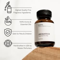 Aromatech Coconut & Peach Nectar Aroma Essential Oil Blend: Hotel Inspired Aromatherapy with for Ultrasonic Diffusers & Nebulizers - 0.3 fl oz, 10 mL