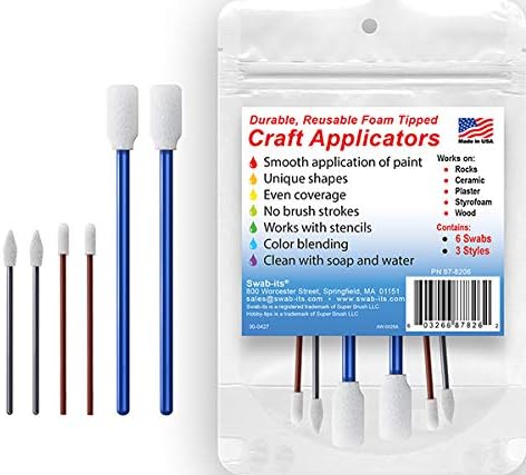 Swab-its® Hobby-Tips™ Durable & Reusable Craft Applicators: 87-8206