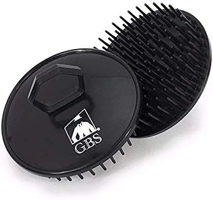 G.B.S Super Soft Scalp Massager Head Scrubber for Women Men, 2 Black and 2 Grey, Pack of 4