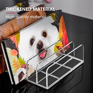 Eyeshadow Makeup Palette Cosmetic Organizer - Waterproof Eyeshadow Organizer for Eye Makeup Palette,Bathroom Countertop,7 Sections (2PCS-Small&Large)