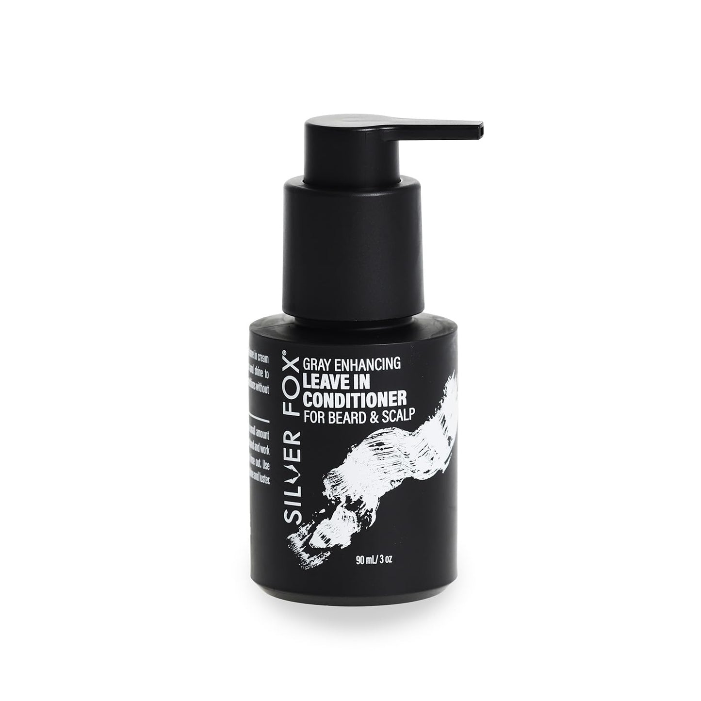 Godefroy Silver Fox Gray Enhancing Beard Brightener For All Hair Types, Leave-In Conditioner Moisturizing Treatment for Gray & Silver Hair Non-Greasy Lightweight for Men’s Beard & Scalp 3 OZ