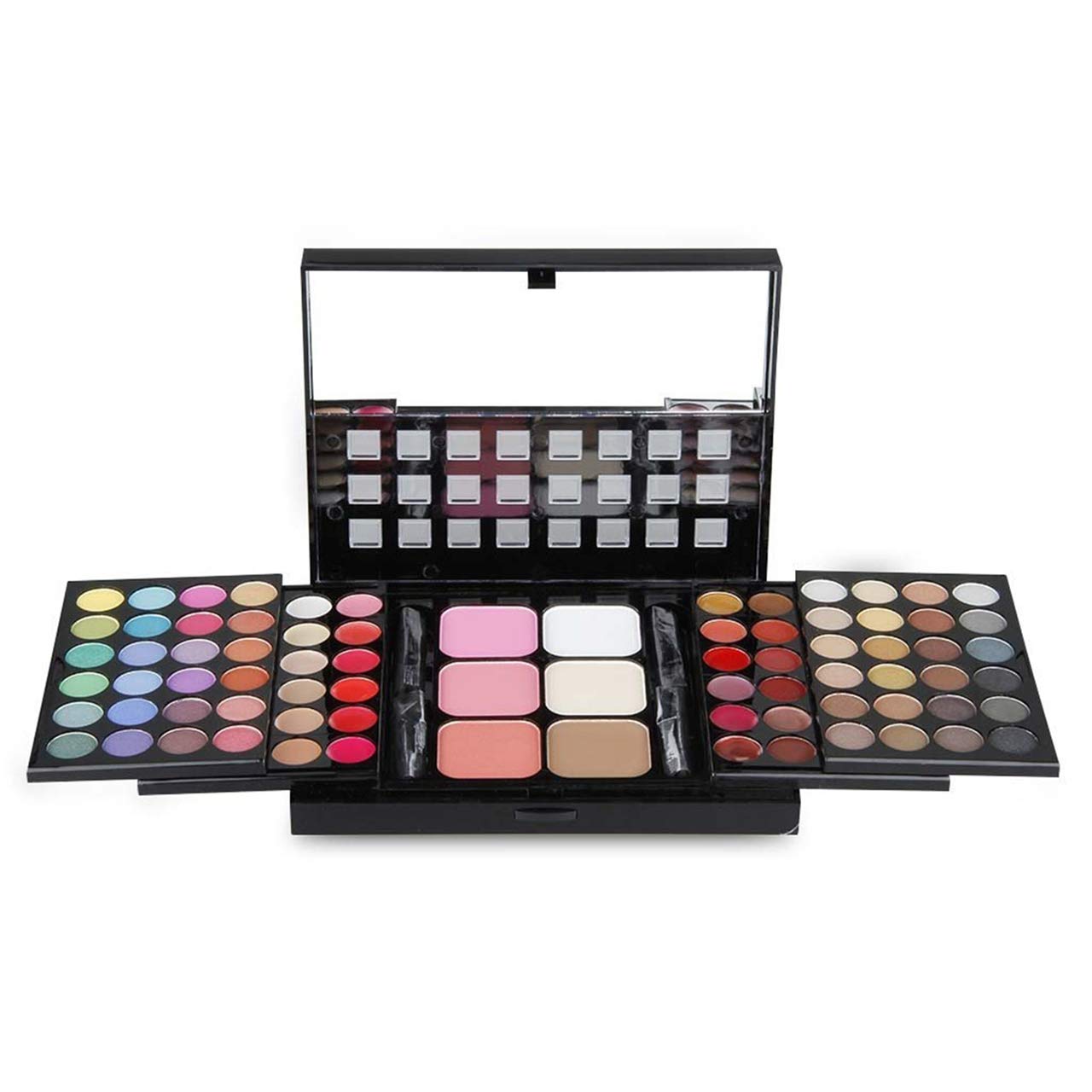 Pro Makeup Gift Set All in One Makeup Kit Cosmetic Contouring Kit 78 Colors Eyeshadow Palette with Face Blush, Lipgloss, Concealer and Eyeshadow Brushes- Ideal Holiday Gift Set#1