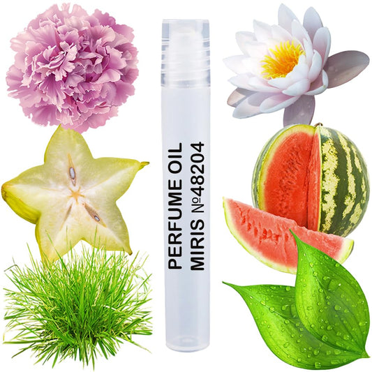 MIRIS Perfume Oil No. 48204, Inspired by Into the Blue, Long-Lasting Women Roll-On, Rollerball 0.34 Fl Oz / 10 ml