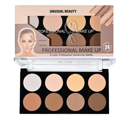 Makeup Highlight & Contour Pro Palette Lightweight Blendable Long Lasting Waterproof Non-Smudge Natural Makeup Contour
