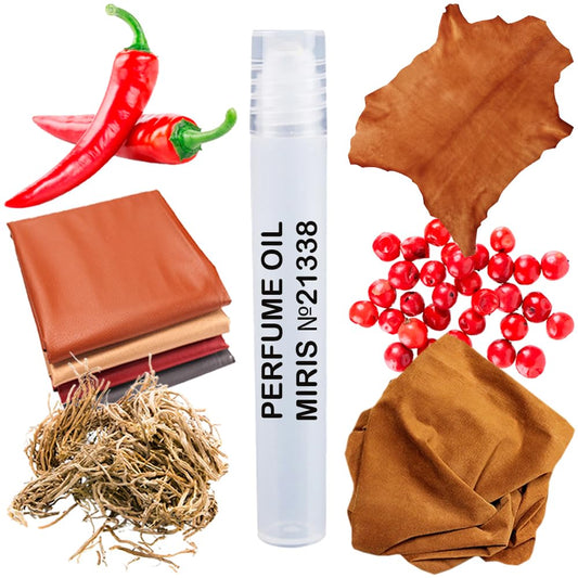 MIRIS Perfume Oil No. 21338, Inspired by Just Cavalli Him, Long-Lasting Men Roll-On, Rollerball 0.34 Fl Oz / 10 ml