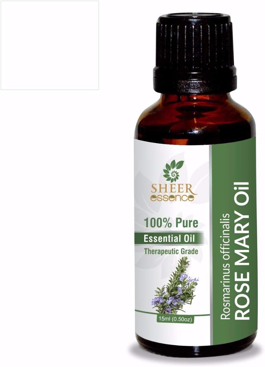 Rose Mary Oil -(Rosmarinus Officinalis)- Essential Oil 100% Pure Natural Undiluted Uncut Therapeutic Grade Oil 33.81 Fl.OZ