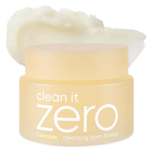 BANILA CO Clean it Zero Firming Cleansing Balm | Korean Makeup Remover, Cleansing Oil to Soothe and Moisturize Skin | Vegan | Made with Moringa Ceramide and Panthenol (100ml/3.38 fl.oz)