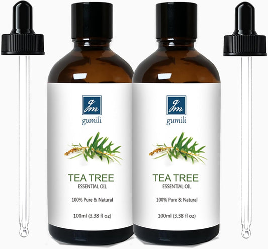 Tea Tree Essential Oil 200ML, Pure Tea Tree Oil for Diffuser Aromatherapy Beauty Care Home Cleansing