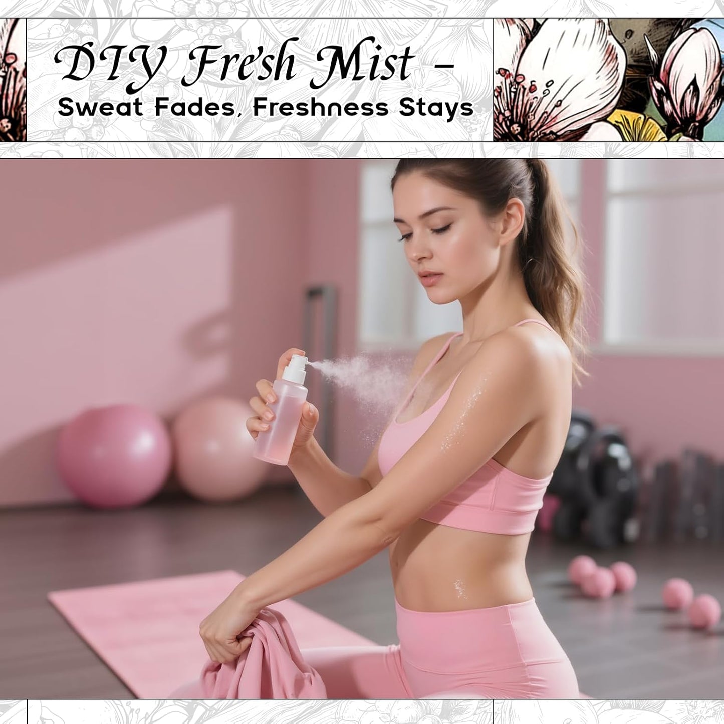 HIQILI Cherry Blossom Fragrance Oil, Floral Perfume Oil, Candle Scents for Candle Making, for Diffuser & Fresh Spray, Long-Lasting Scent - 1 Fl Oz