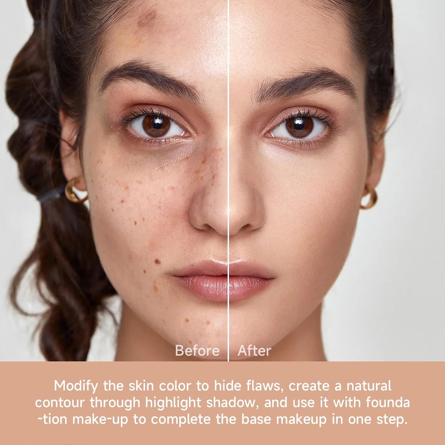 Professional Makeup Cream Contour Palette, Joyeee 12 Colours Concearler Full Coverage & Makeup Brush Set Contour Concearler Palette Contouring Face Make Up Gift for Women Girls