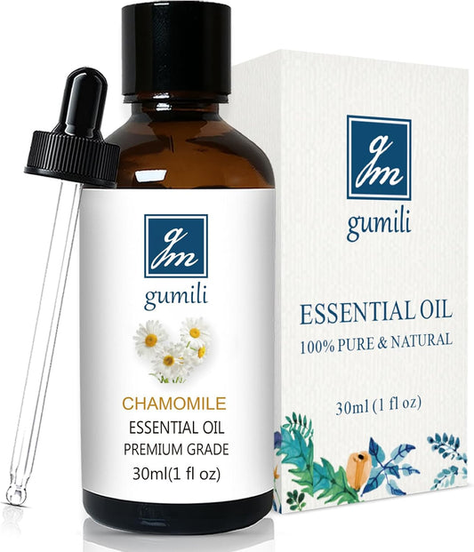 Chamomile Essential Oil 1 Oz - Pure Chamomile Oil for Skin, Relaxation & Aromatherapy, Diffuser, Massage & DIY