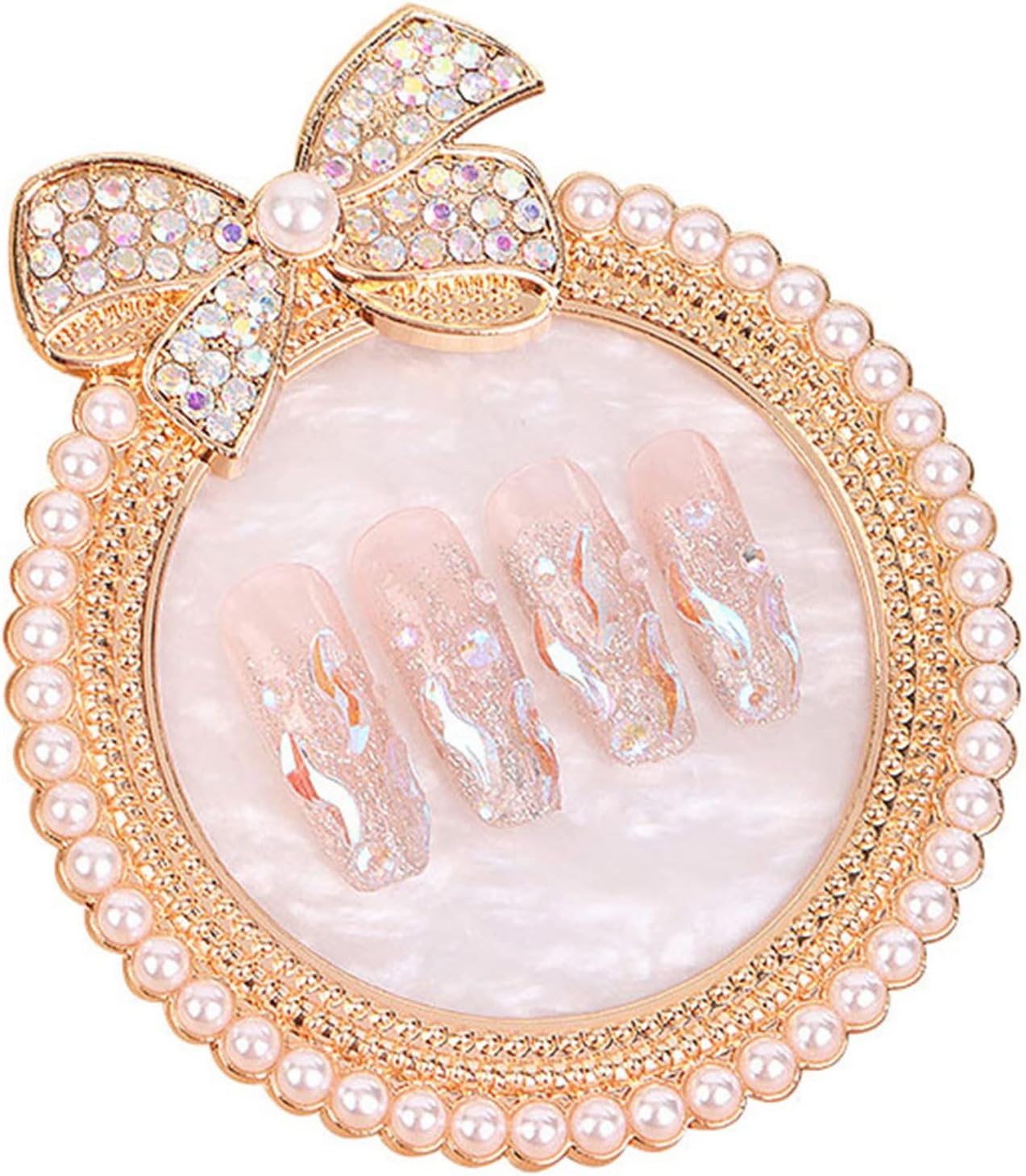 Nail Palette Knot Nail Polish Palette Nail Tray for Nail Art Nail Polish Mixing Palette Nail Art Display Board