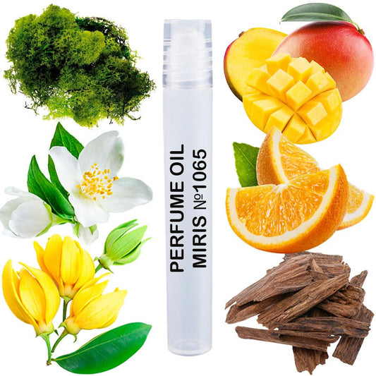 MIRIS Perfume Oil No. 1065, Inspired by Mango Manga, Long-Lasting Unisex Roll-On For Women and Men, Rollerball 0.34 Fl Oz / 10 ml