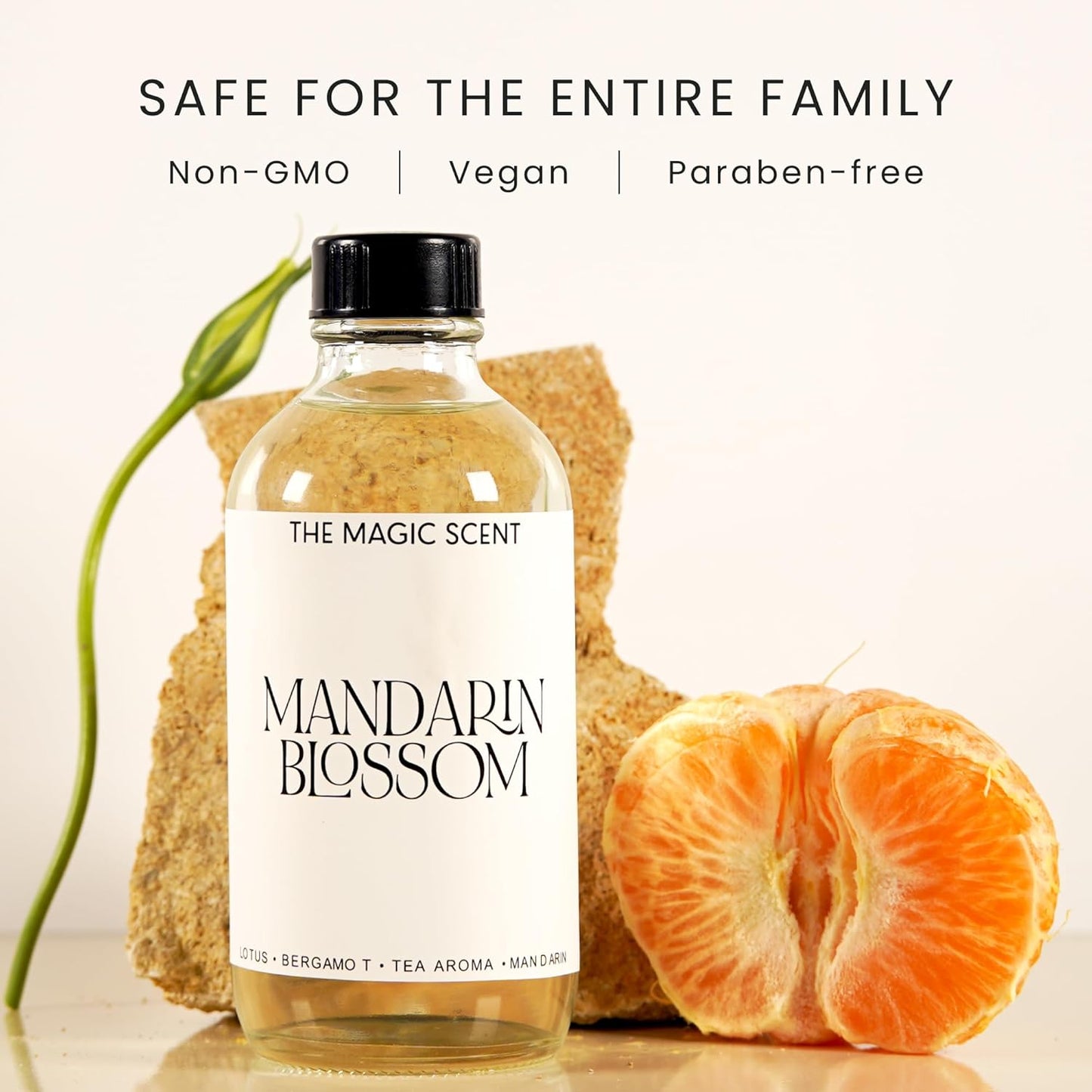 Mandarin Blossom Diffuser Oil - Hotel & Home Luxury Scents Inspired by St. Regis Hotel, Maldives - Diffuser Oil Scents for Home Designed for Use in All Diffusers - 16.9 fl oz, 500 mL