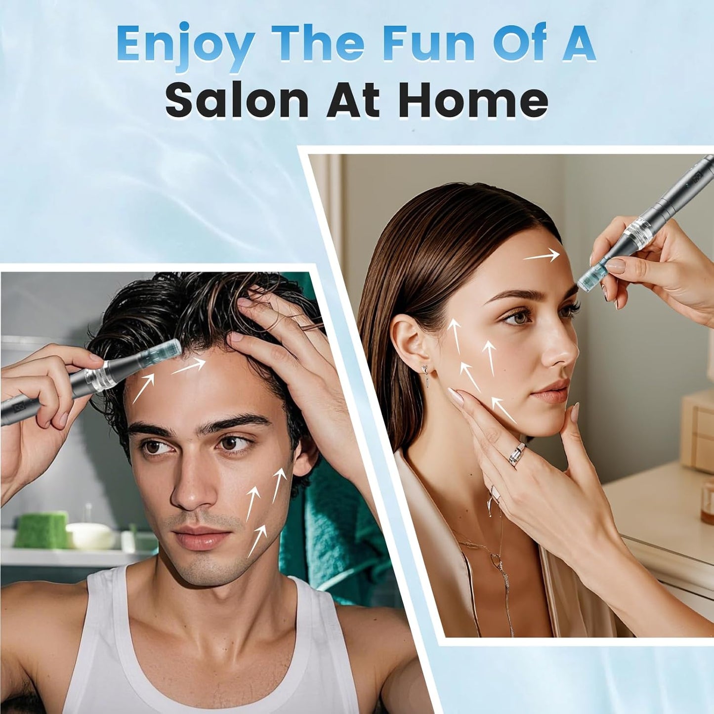 Derma Roller Pen for Women Men, Microneedles Pen Derma Roller kit- 0.25 mm