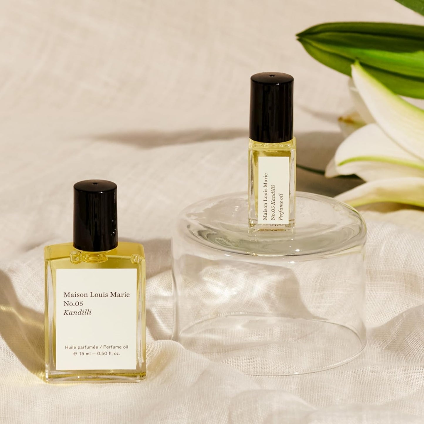 Maison Louis Marie - No.05 Kandilli Natural Roll-On Perfume Oil Sample | Luxury Clean Beauty + Non-Toxic Fragrance (0.1 fl oz | 3 ml)