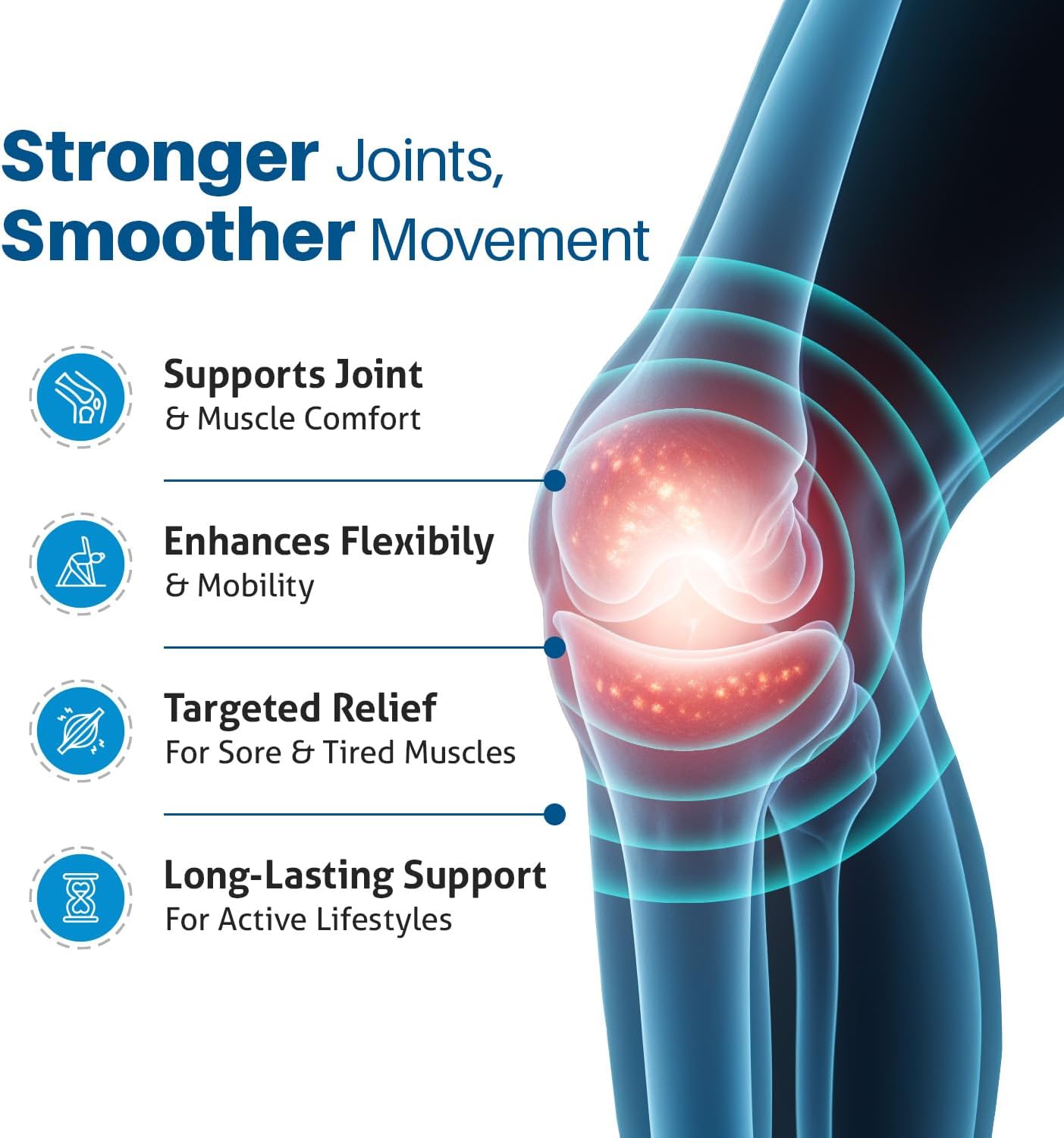 N-Labs ArcticZen Knee Pain Relief Patch for Adults – Extra Strength Knee Patches with Menthol, Camphor & Wormwood – Pain Patches for Knees, Joint Support, Bone on Bone Relief – 30 Ct