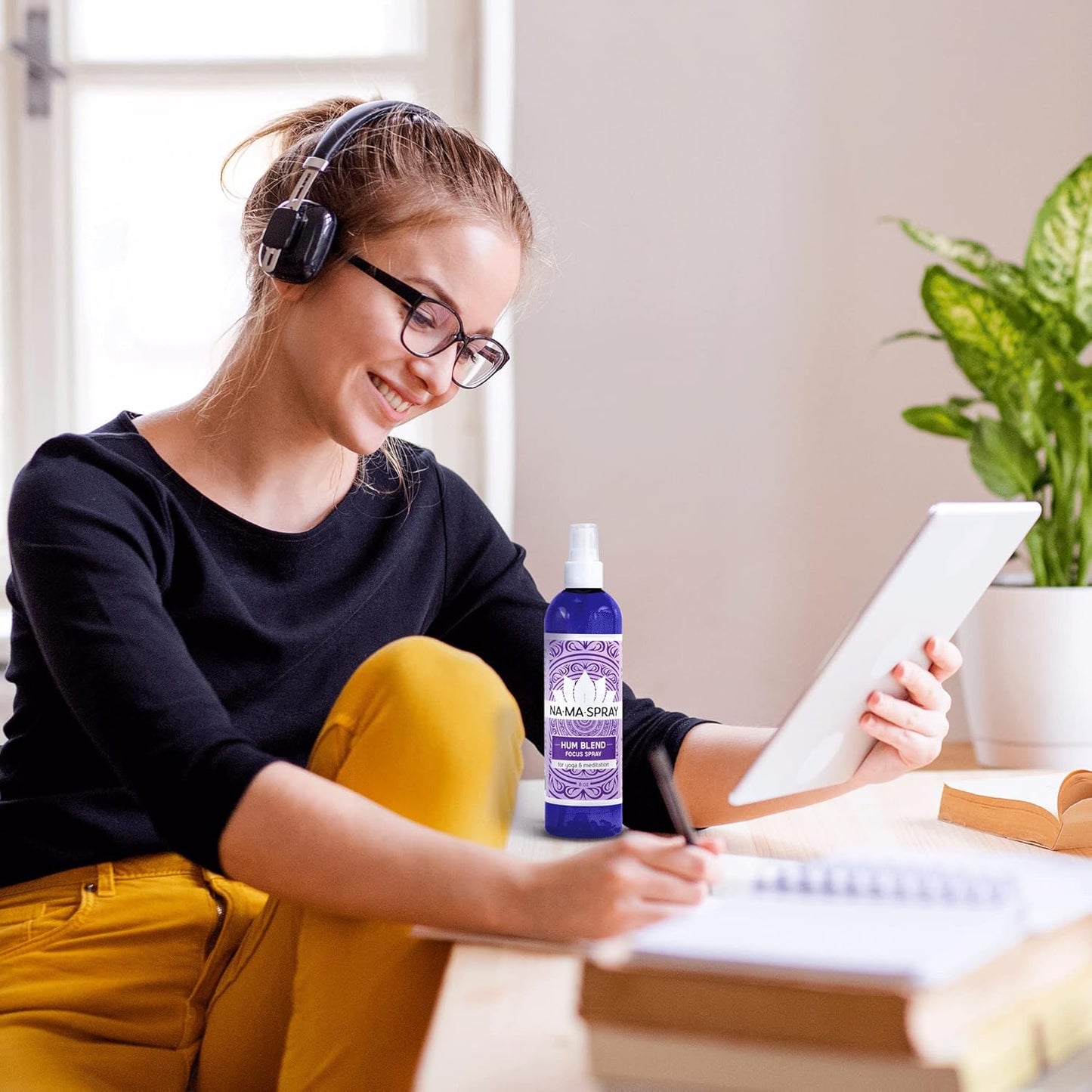 Orange & Frankincense Aromatherapy Spray - Pillow and Shower Aura Cleansing Mist for Relaxation & Positive Energy - Spiritual Gift for Meditation, Spiritual Vibrational Harmony, Tranquility. OM 8oz