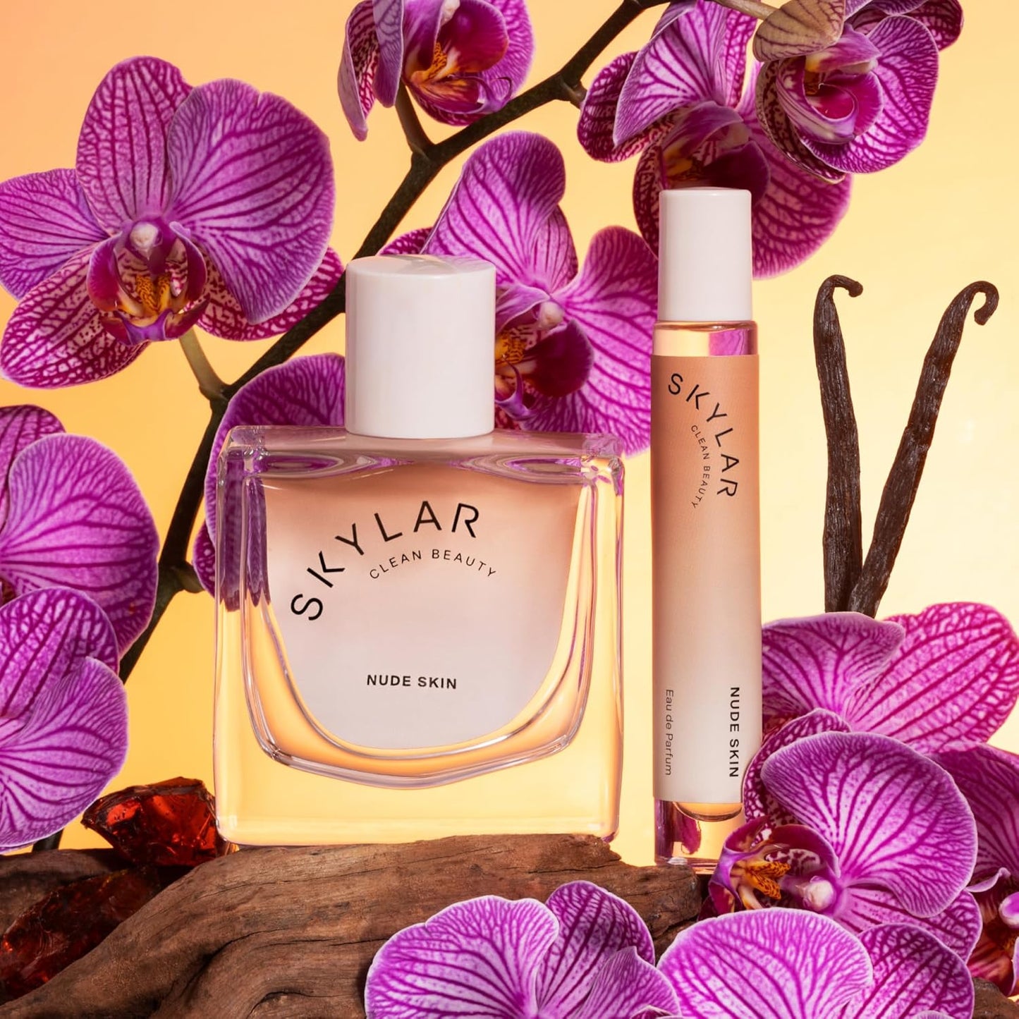 Skylar Nude Skin Eau de Parfum - Hypoallergenic & Clean Perfume for Women & Men, Vegan & Safe for Sensitive Skin, Notes of Pineapple, Vanilla, Coconut- 50mL /1.7 Fl oz