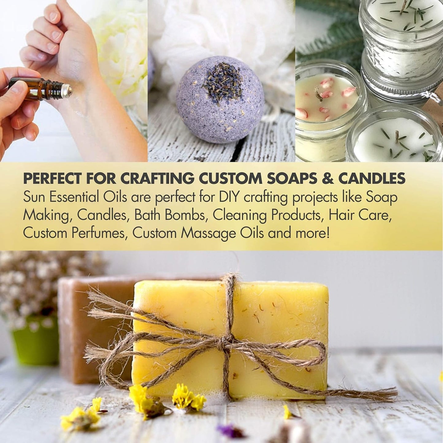 Sun Essential Oils Hyssop Essential Oil 4 Fluid Ounces – Aromatherapy Oil