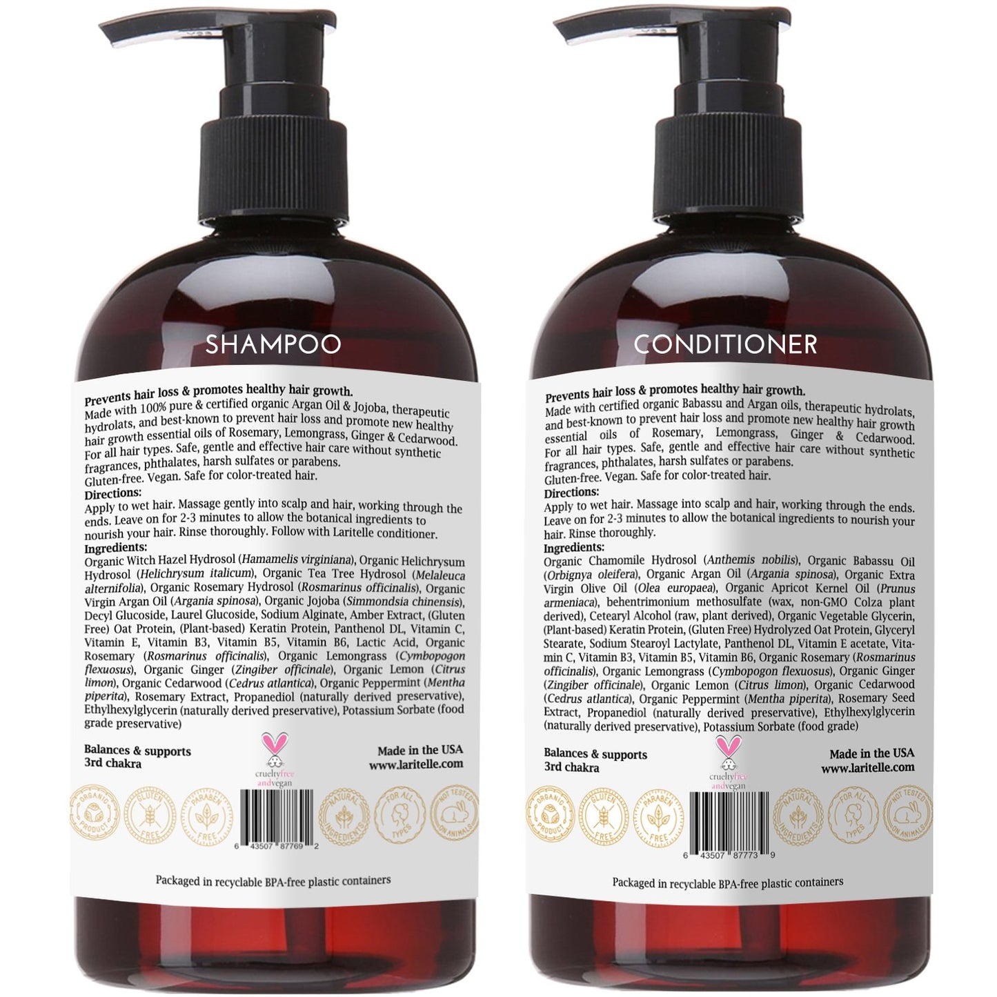 Organic Hair Care Set Diamond Strong