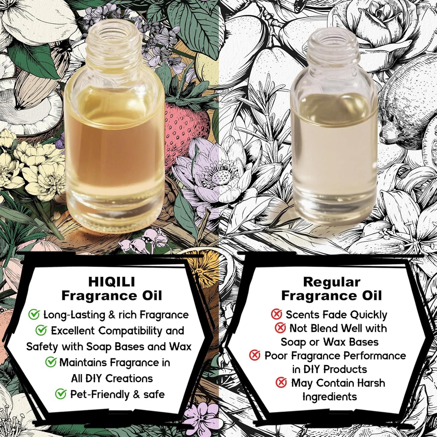 HIQILI Musky Rose Fragrance Oil for Hotel Diffuser, Luxury Scents, for Making Aromatherapy Candle, Perfume, Scented Home Decor- 1 Fl Oz