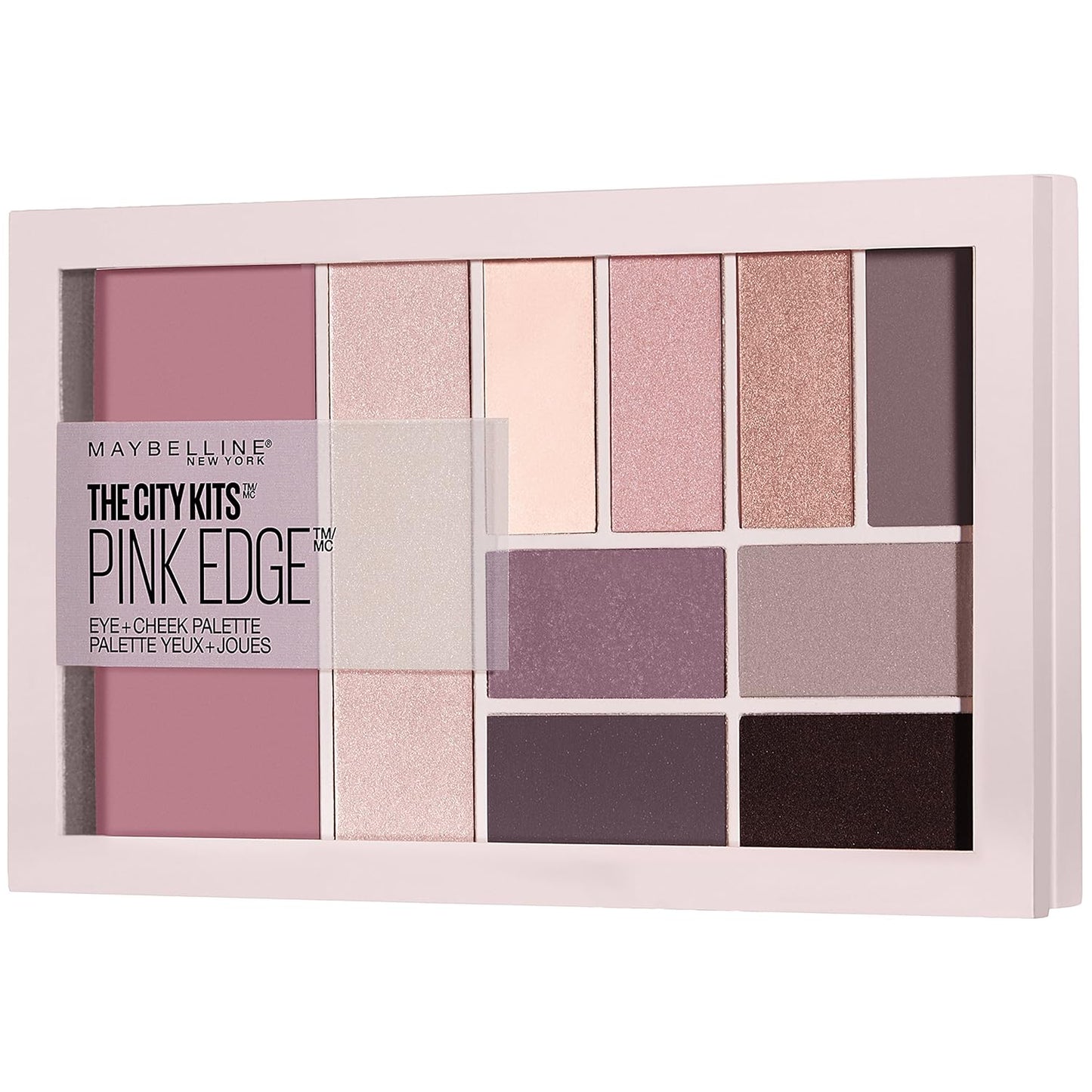 Maybelline The City Kits All-in-One Eye & Cheek Palette, Pink Edge, 0.42 oz.